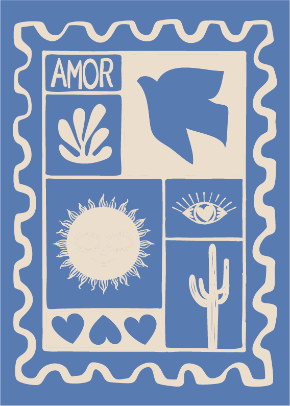 POSTCARD SEA AMOR