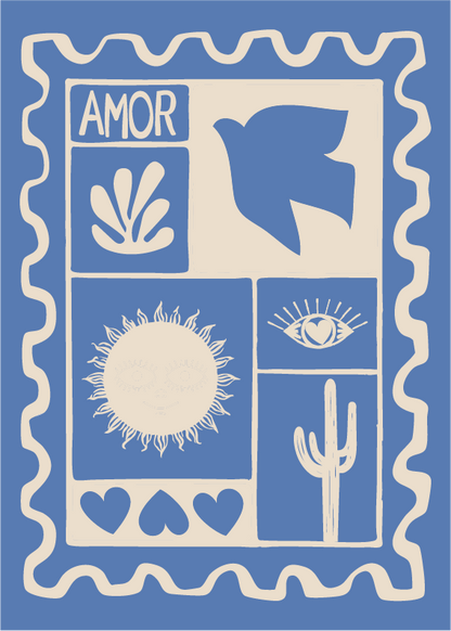 POSTCARD SEA AMOR
