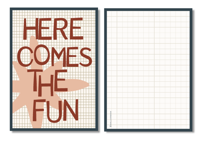 POSTCARD - HERE COMES THE SUN