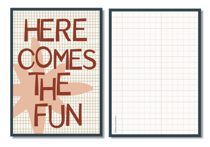 POSTCARD - HERE COMES THE SUN