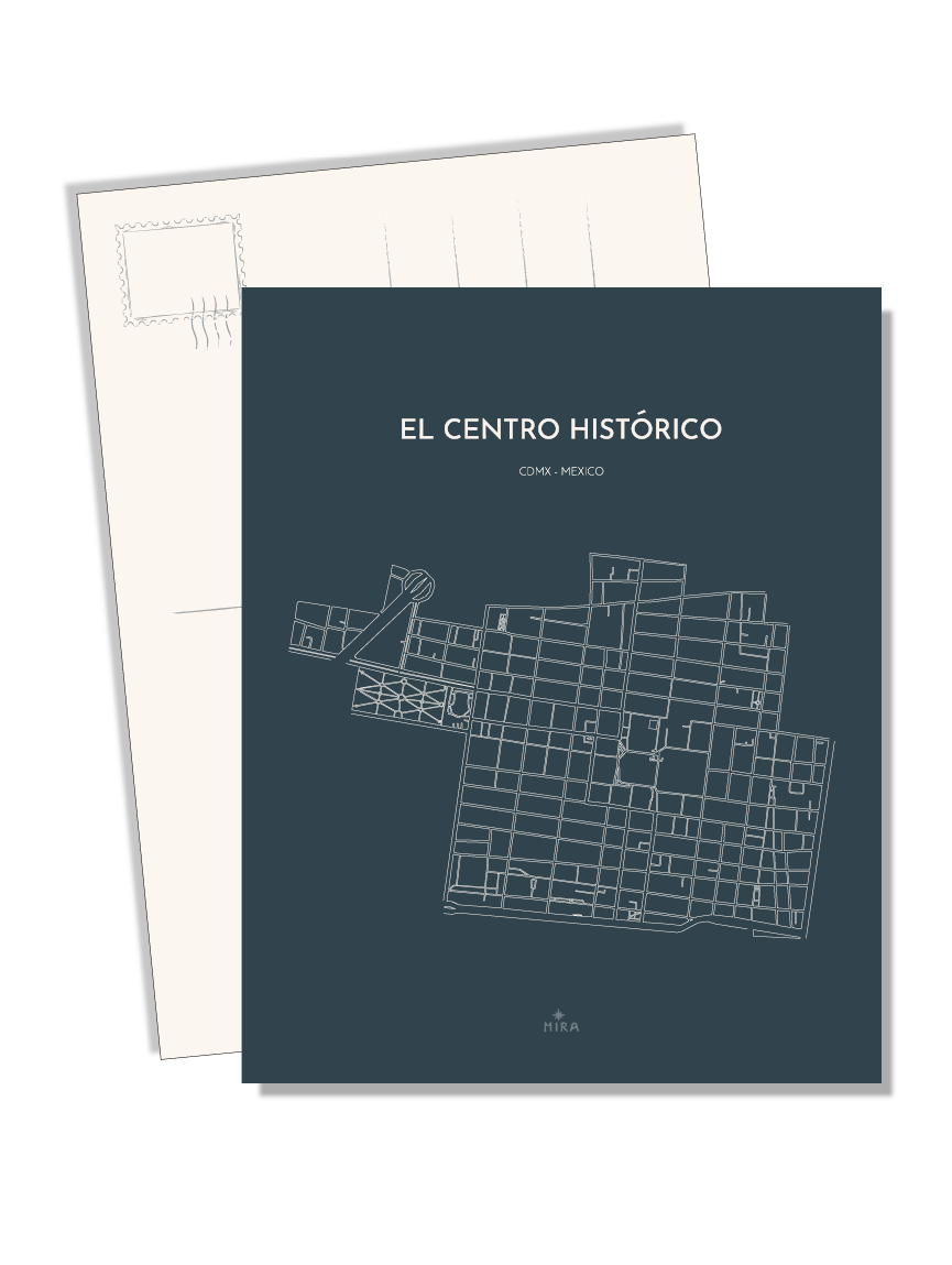 POSTCARD - MAP CENTRO HISTORICO
