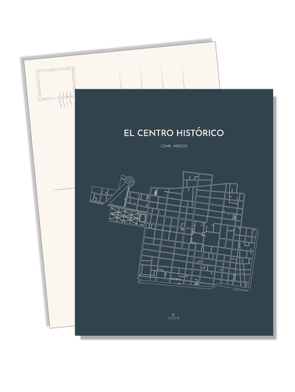 POSTCARD - MAP CENTRO HISTORICO