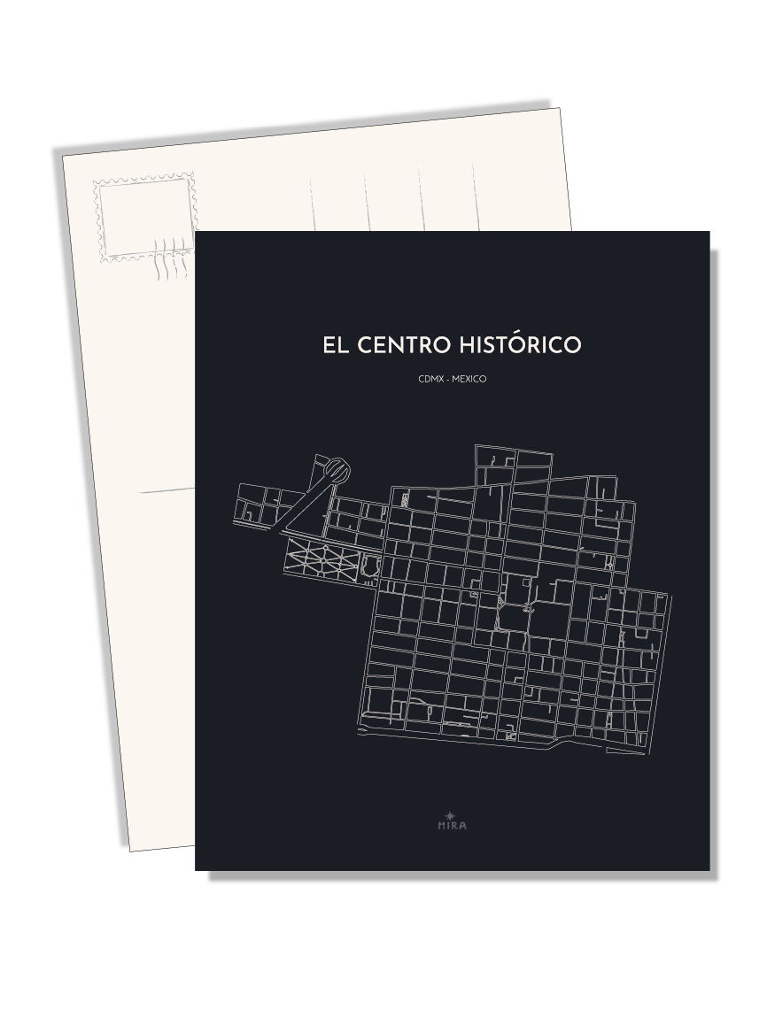 POSTCARD - MAP CENTRO HISTORICO