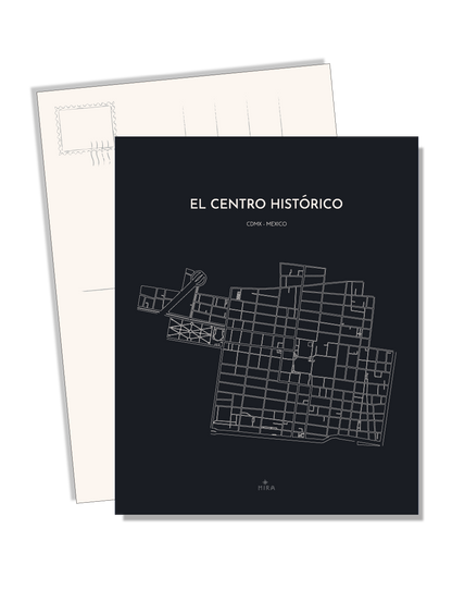 POSTCARD - MAP CENTRO HISTORICO