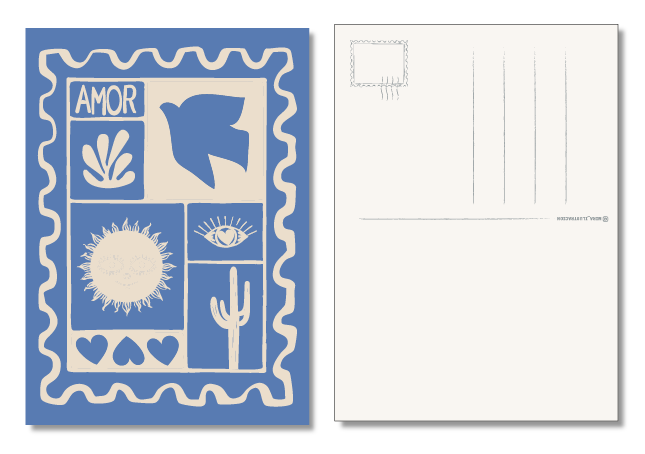 POSTCARD SEA AMOR
