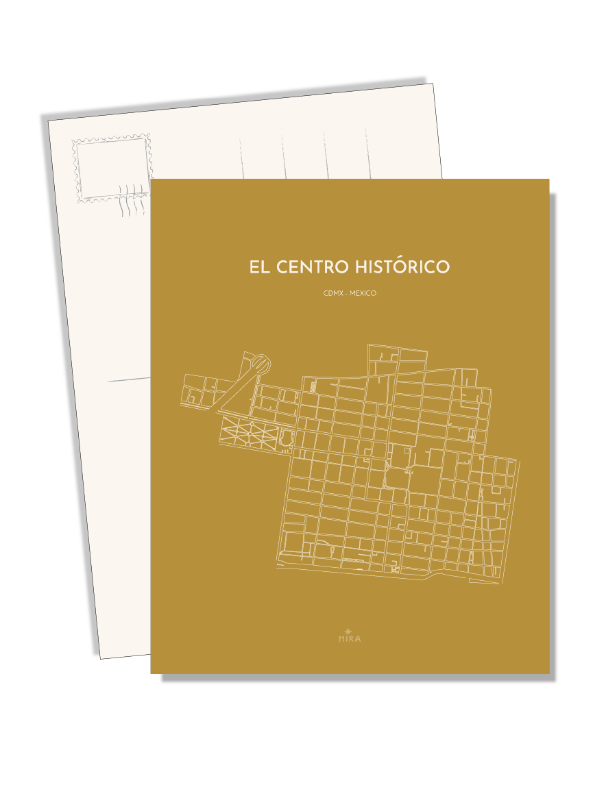 POSTCARD - MAP CENTRO HISTORICO