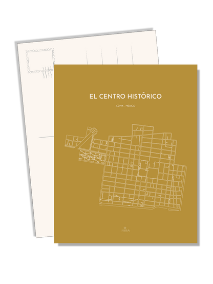 POSTCARD - MAP CENTRO HISTORICO