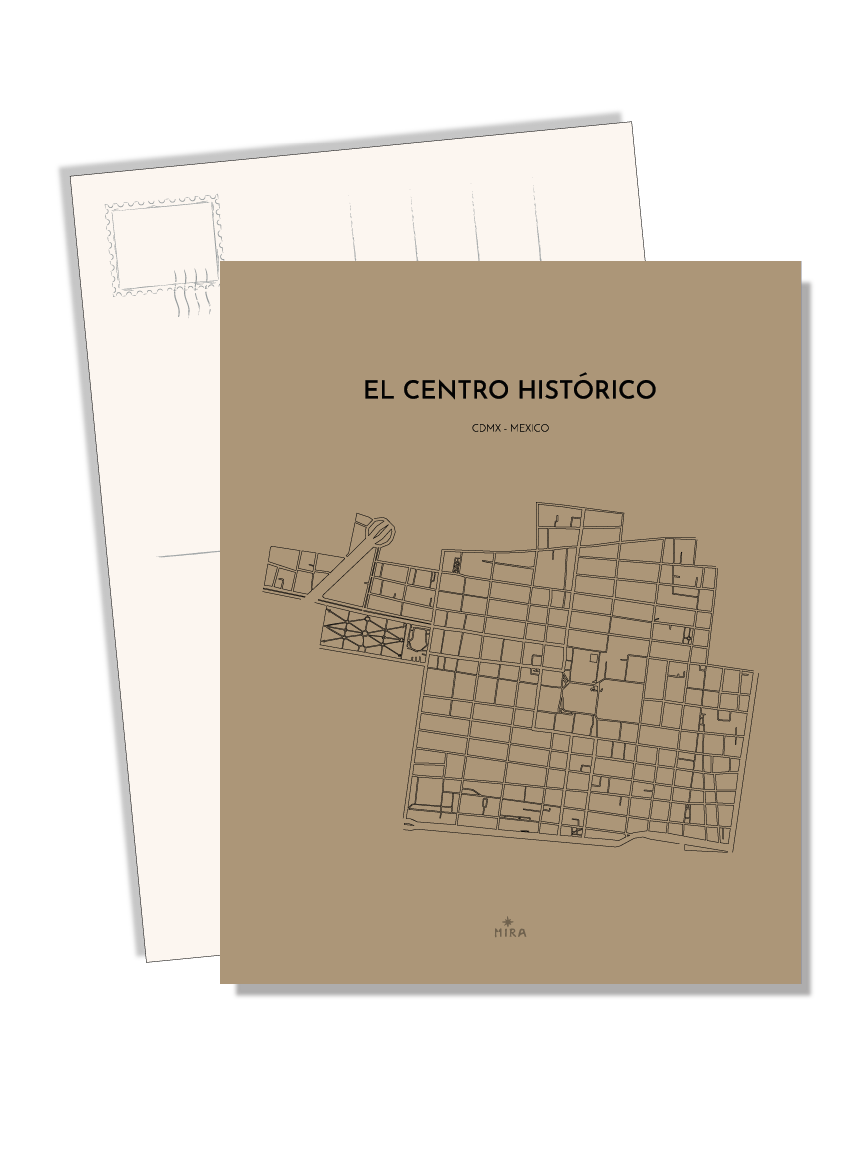 POSTCARD - MAP CENTRO HISTORICO