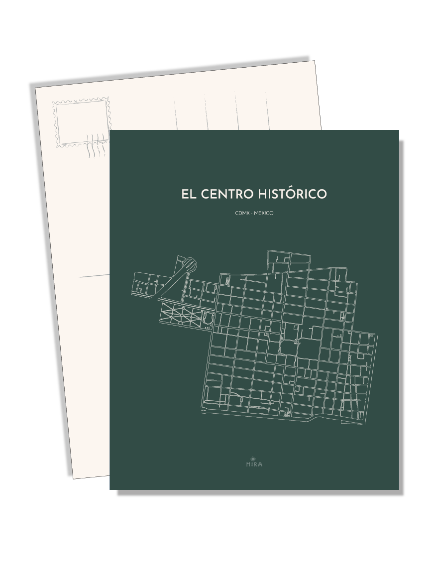 POSTCARD - MAP CENTRO HISTORICO