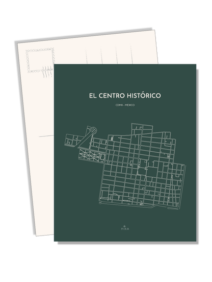 POSTCARD - MAP CENTRO HISTORICO