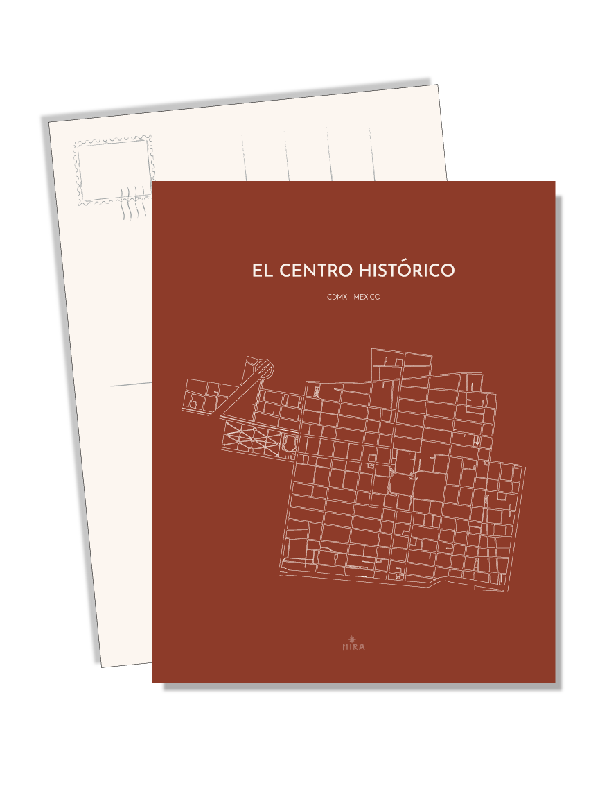POSTCARD - MAP CENTRO HISTORICO
