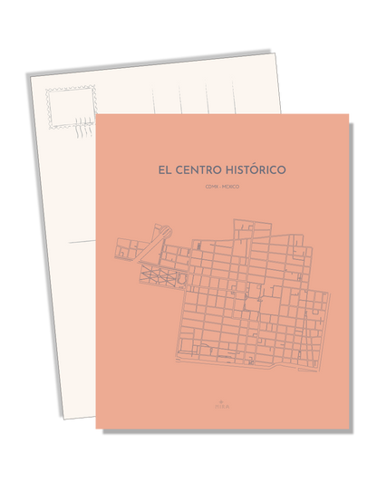 POSTCARD - MAP CENTRO HISTORICO