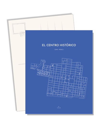 POSTCARD - MAP CENTRO HISTORICO