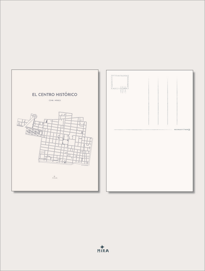 POSTCARD - MAP CENTRO HISTORICO