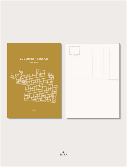 POSTCARD - MAP CENTRO HISTORICO