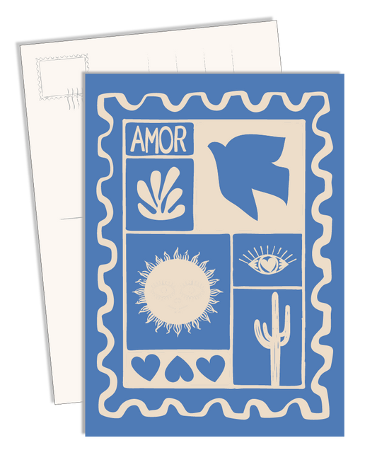 POSTCARD SEA AMOR