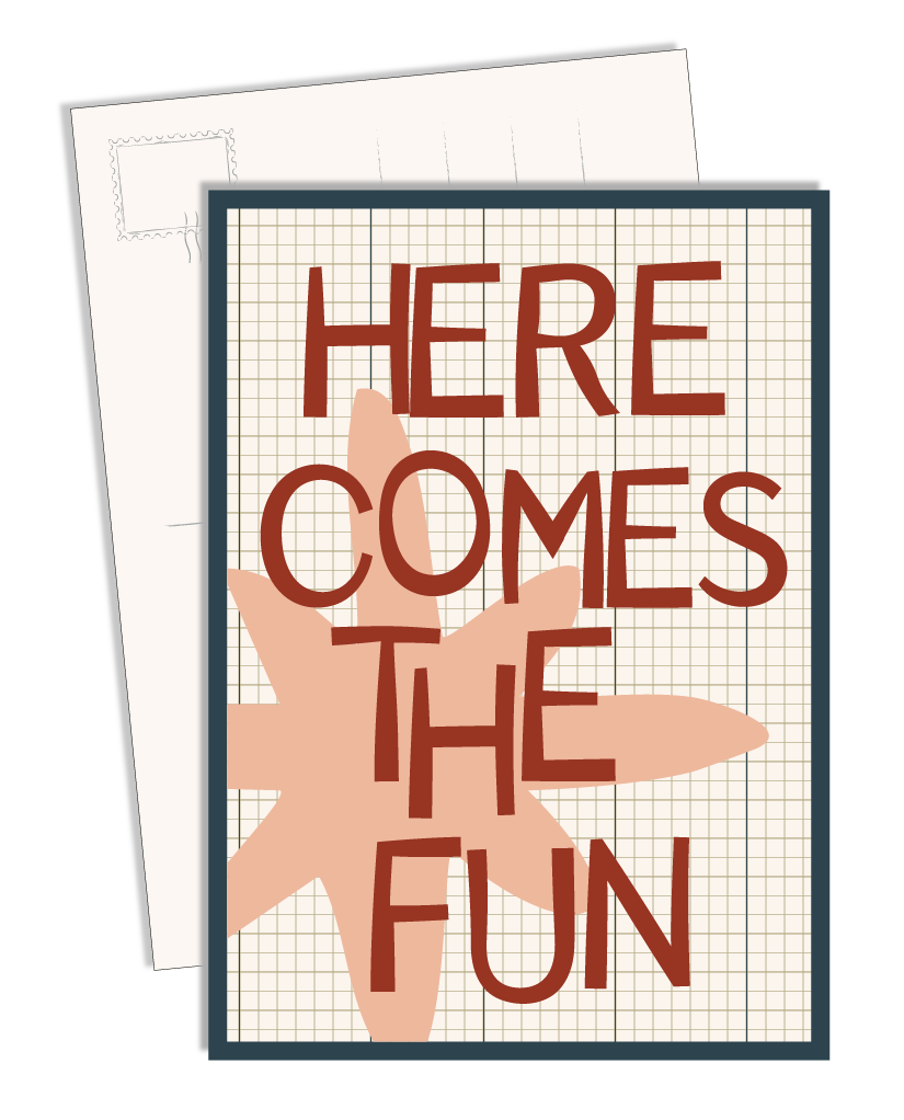 POSTCARD - HERE COMES THE SUN