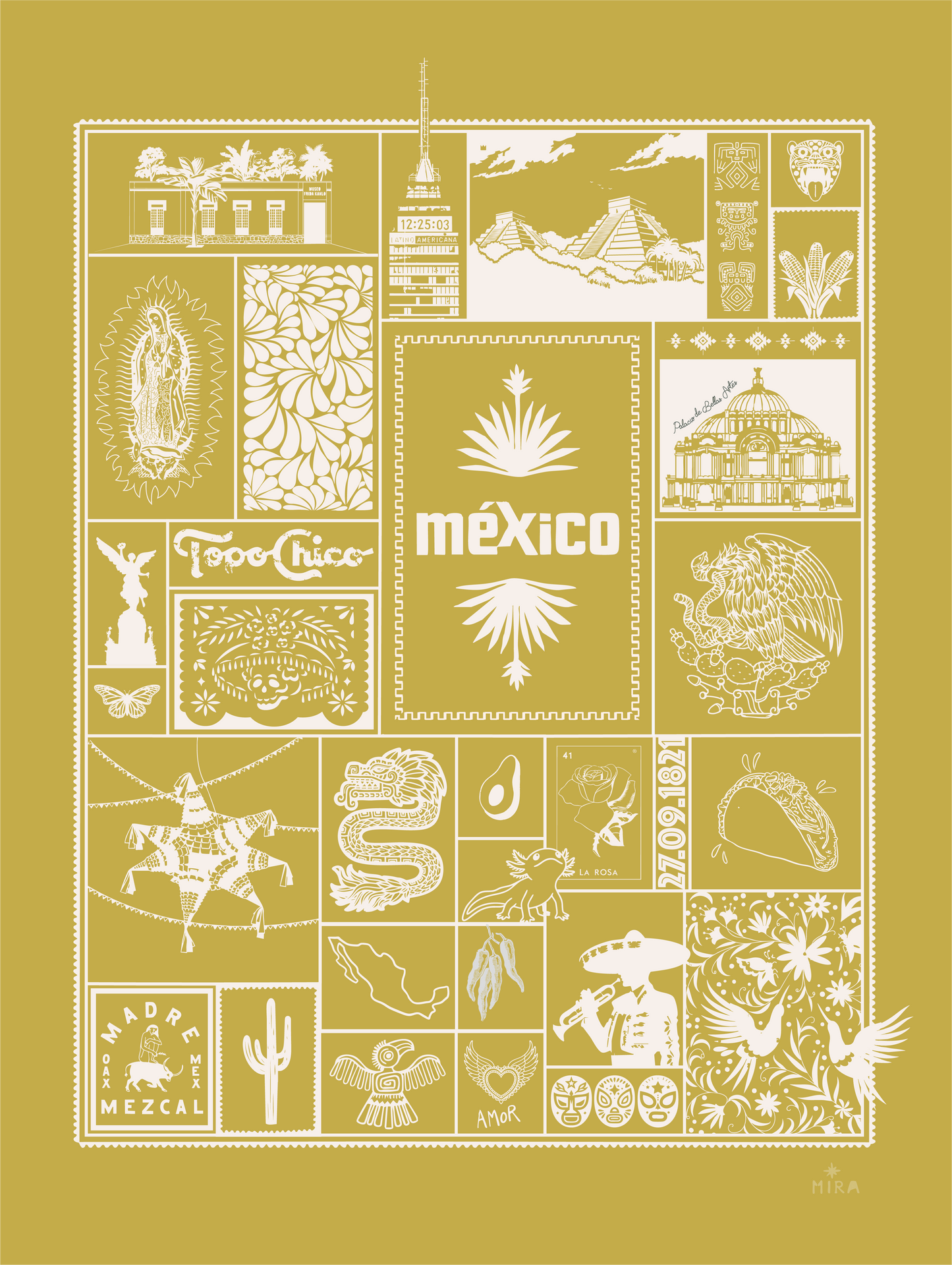 MOSAICO DE MÉXICO
