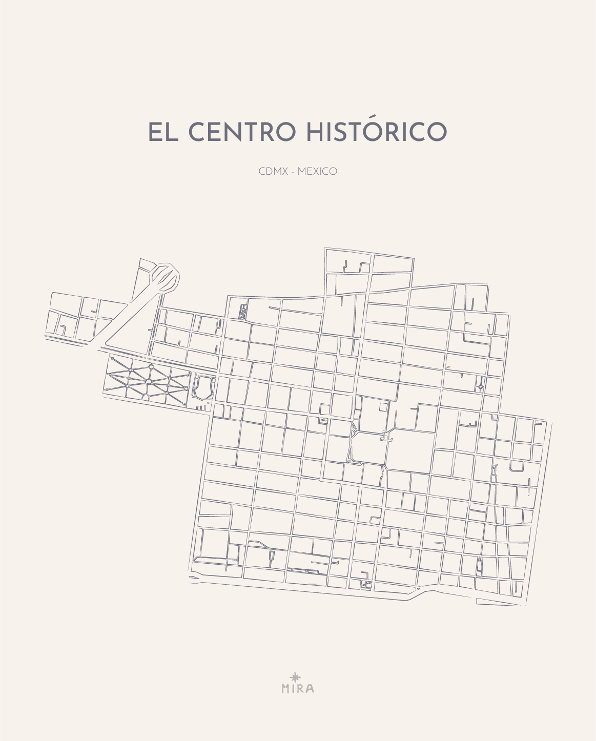 THE MAP - EL CENTRO HISTORICO - CDMX - MEXICO