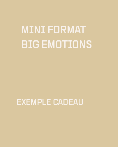 MINI FORMAT - BIG EMOTIONS