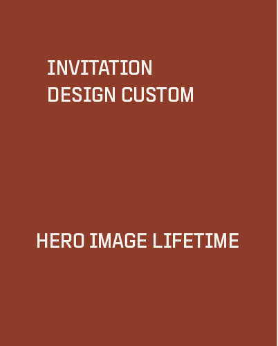 INVITATIONS - DESIGN CUSTOM